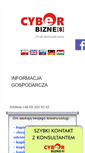 Mobile Screenshot of cyberbiznes.pl